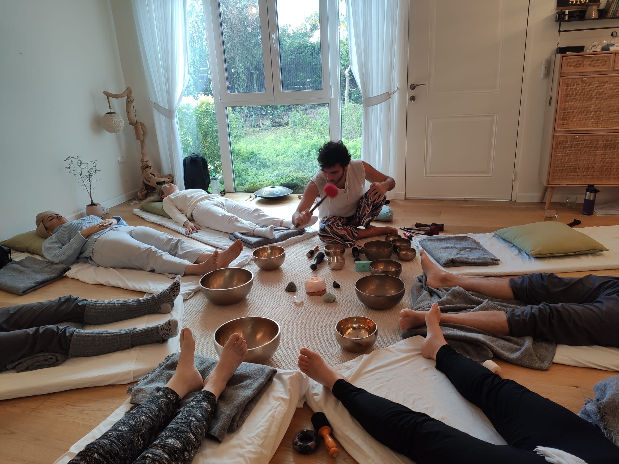 Mystical sound healing setup